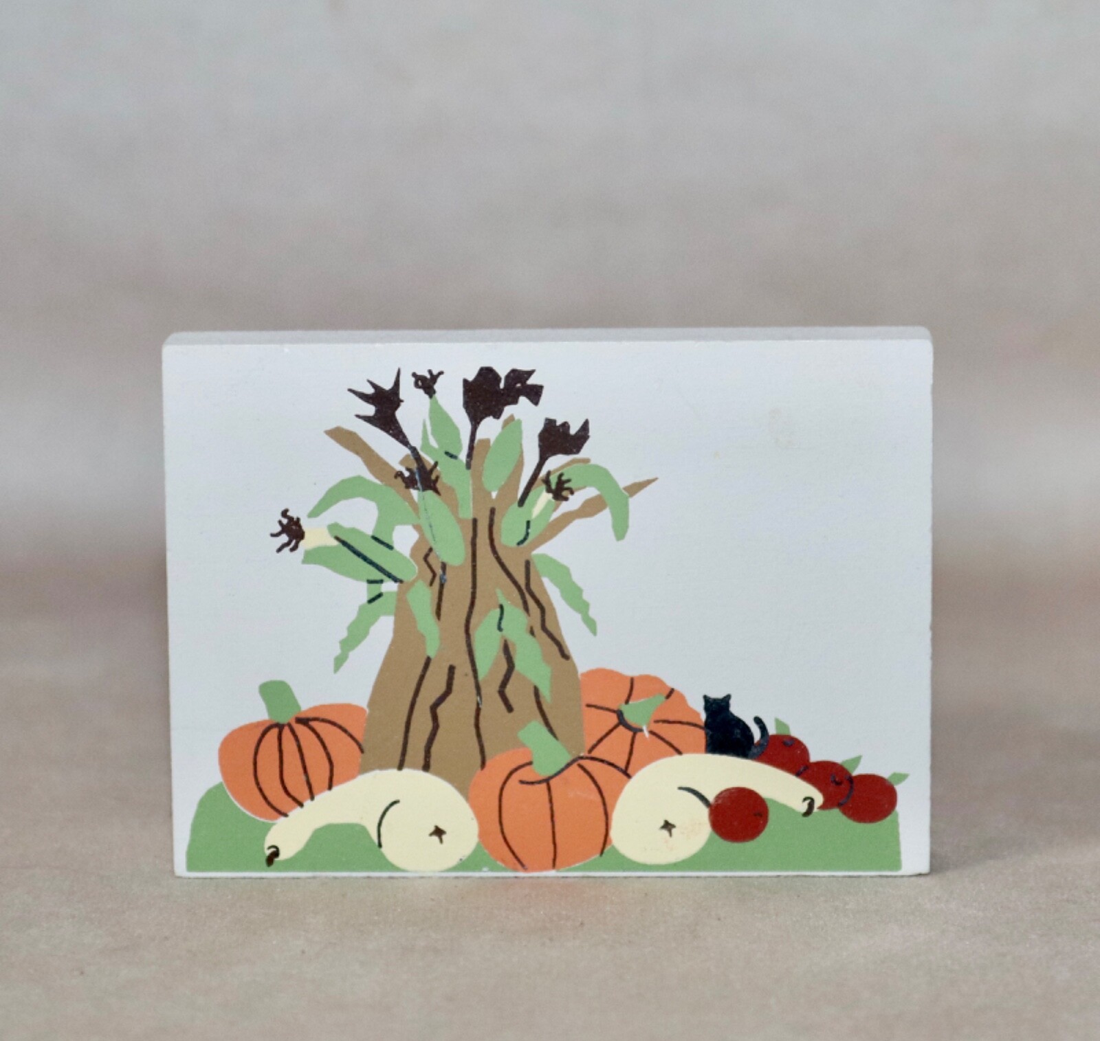 Autumn In Lancaster County ~ Faline Cat’s Meow 1992 Shelf Sitter Accessory ~1