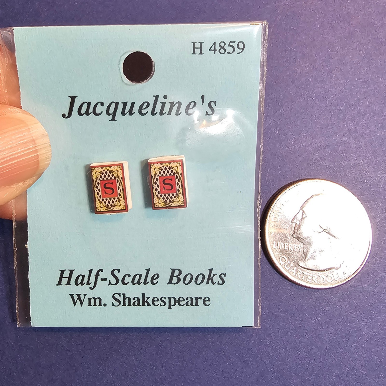 Jacqueline Miniature Books Half Scale Sherlock Holmes Mystery Novels Set H 4821