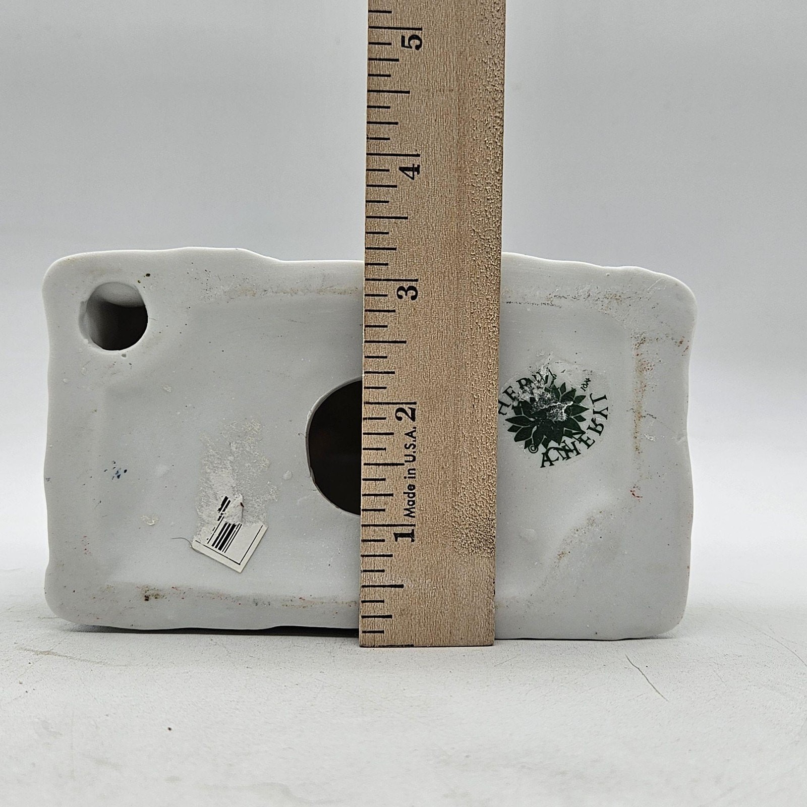 Christmas Village Tree Shop House Hand Painted Ceramic Porcelain Holiday Decor