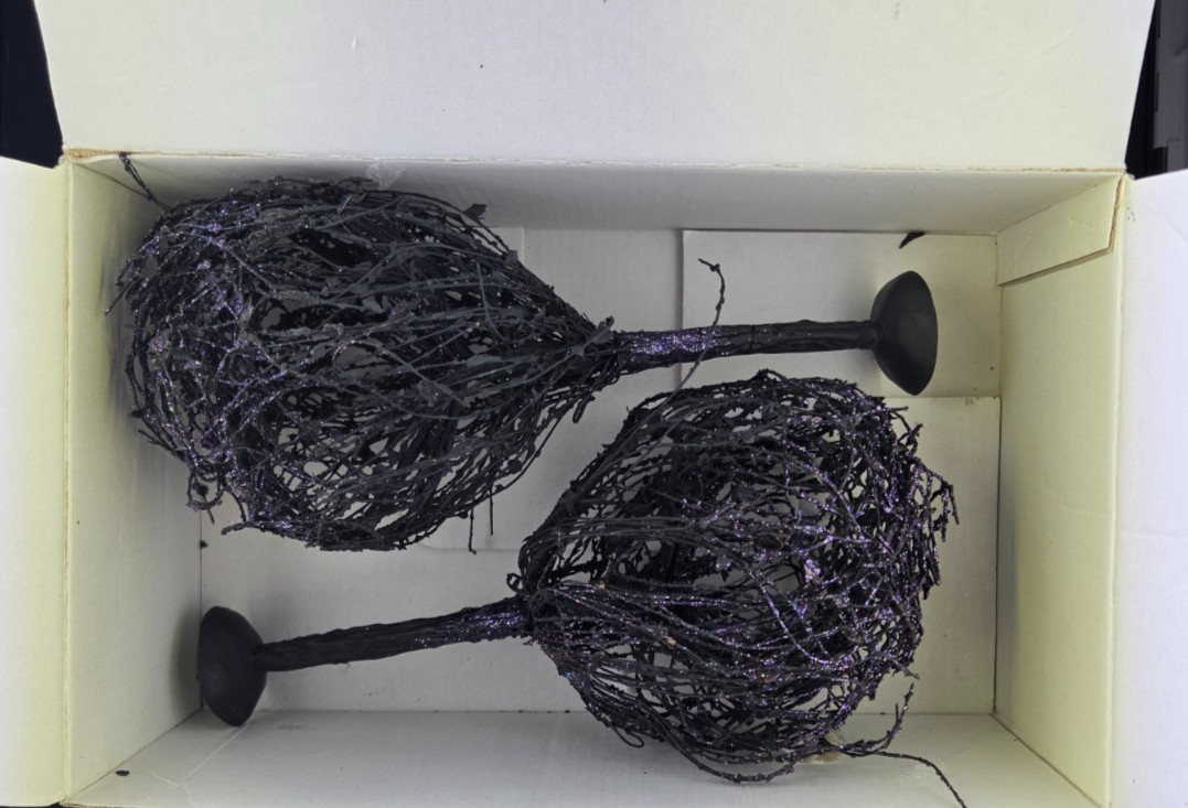 Nice! Dept 56 Halloween Spooky Willows Set of 2 53087 FREE SHIPPING!