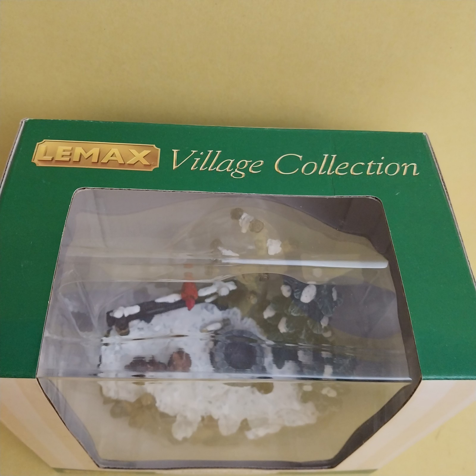 Lemax Christmas Village Accessory “Curious Bunnies” Landscape Accent 2001