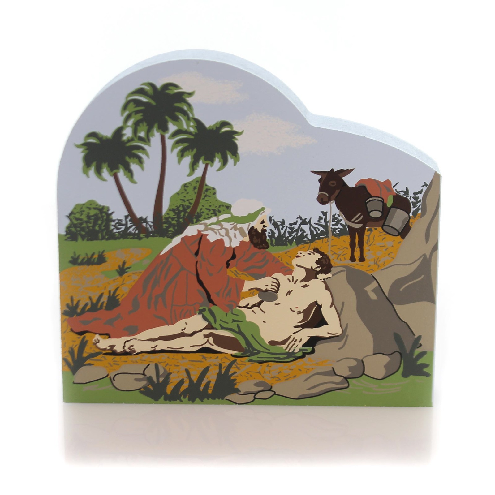 4.00In Good Samaritan, Wood, Bible Story Biblical 601