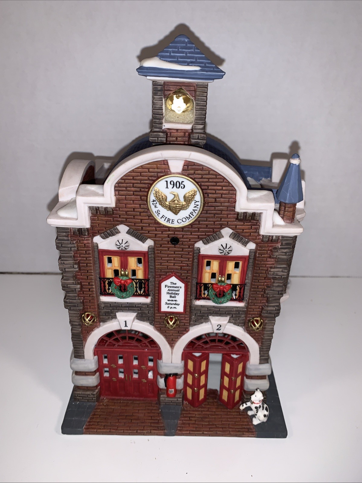 Vintage Xmas Department 56 Christmas In The City Series – 42nd St. Fire Company