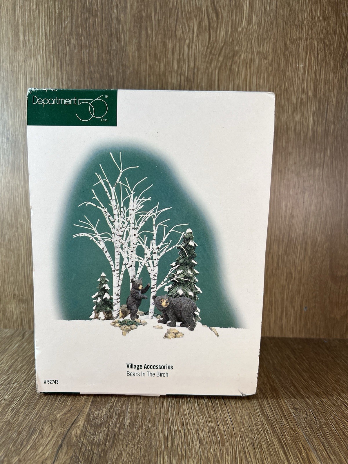 Dept. 56 Village Accessories #52743 Bears In The Birch