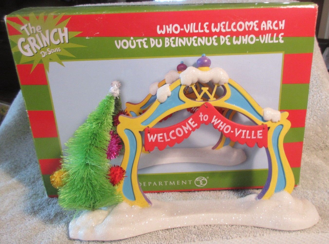 Dept. 56 The Grinch 2014 Welcome To Who-Ville Arch #4043418 Dr. Suess