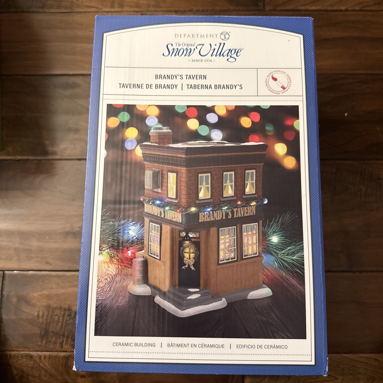 Dept 56 BRANDY’S TAVERN Snow Village 6017437 BRAND NEW