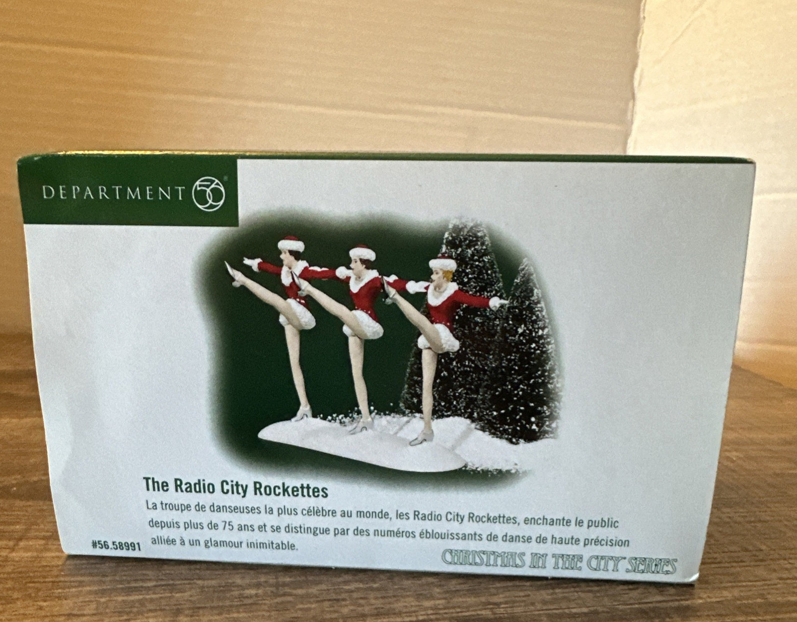 Dept 56 Radio City Rockettes Christmas in the City Series #58991 In Box