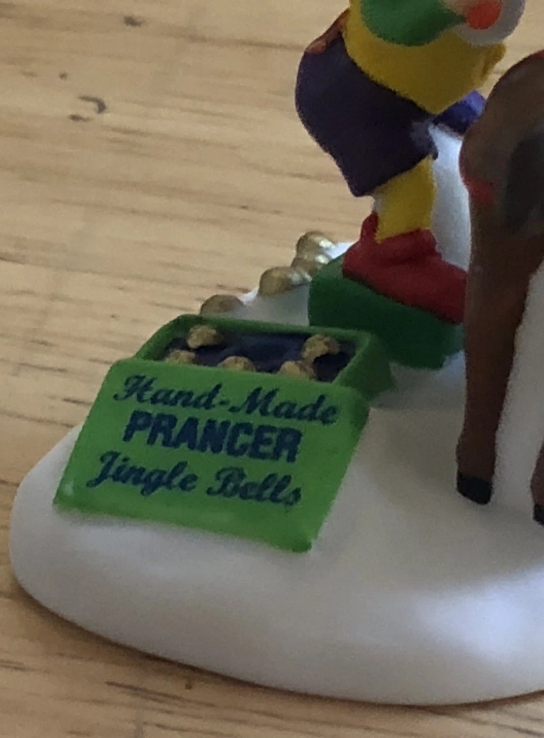 Dept 56 North Pole Prancer Reindeer Elf Figurine #807236 Retired w Box