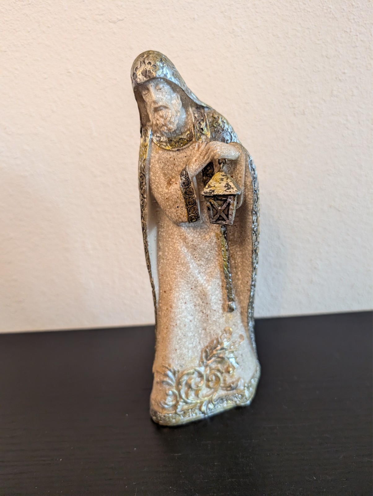 9″ Resin? Wise Man Tabletop Figures Nativity Piece – May be from a set – VGC