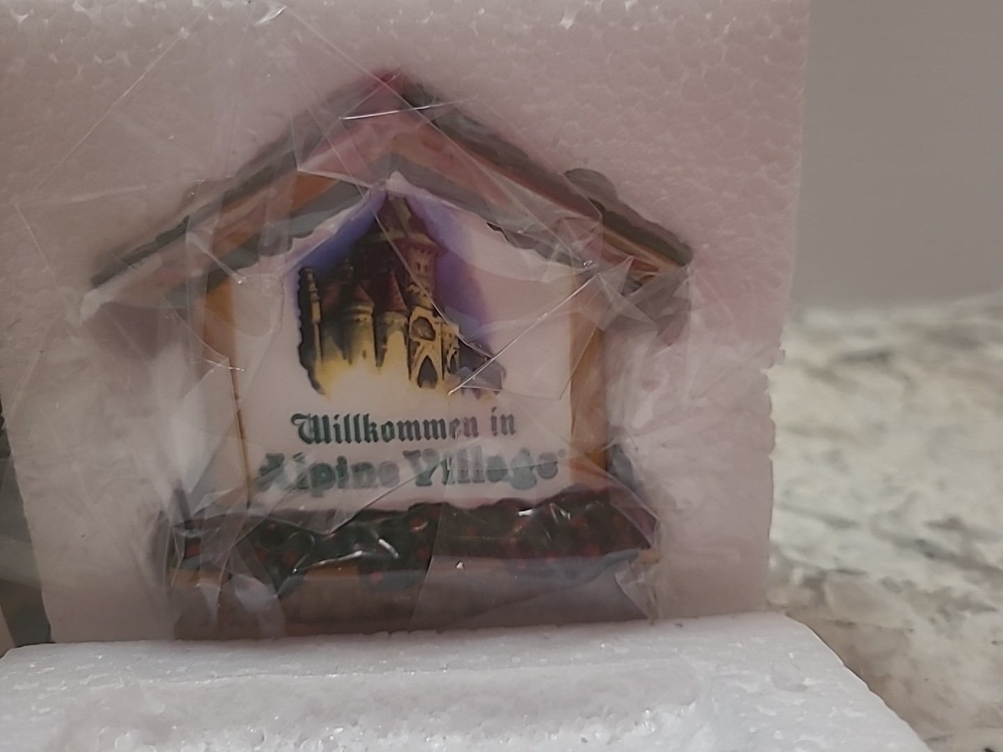 Dept 56 Alpine Village Accessory “Welcome To Alpine Village” #799905 New