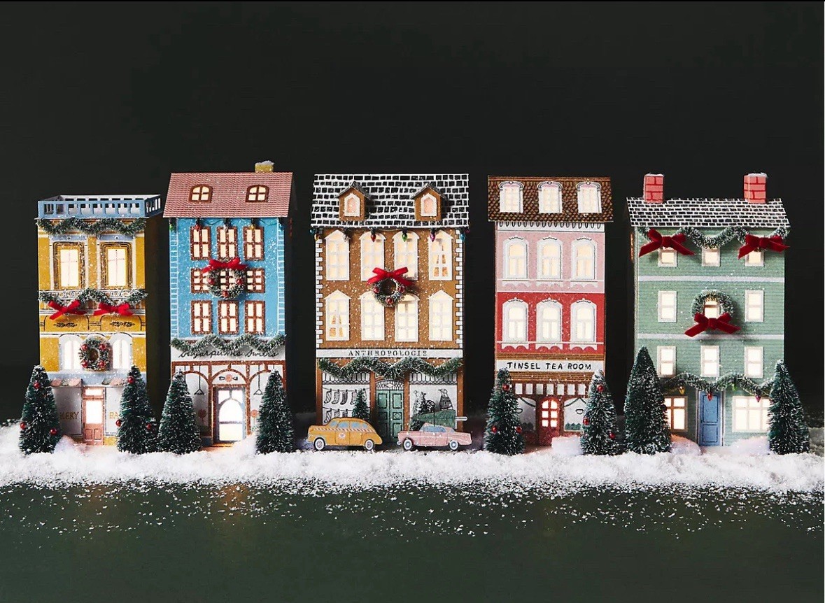 George & Viv By Anthropologie Village Set Of 5
