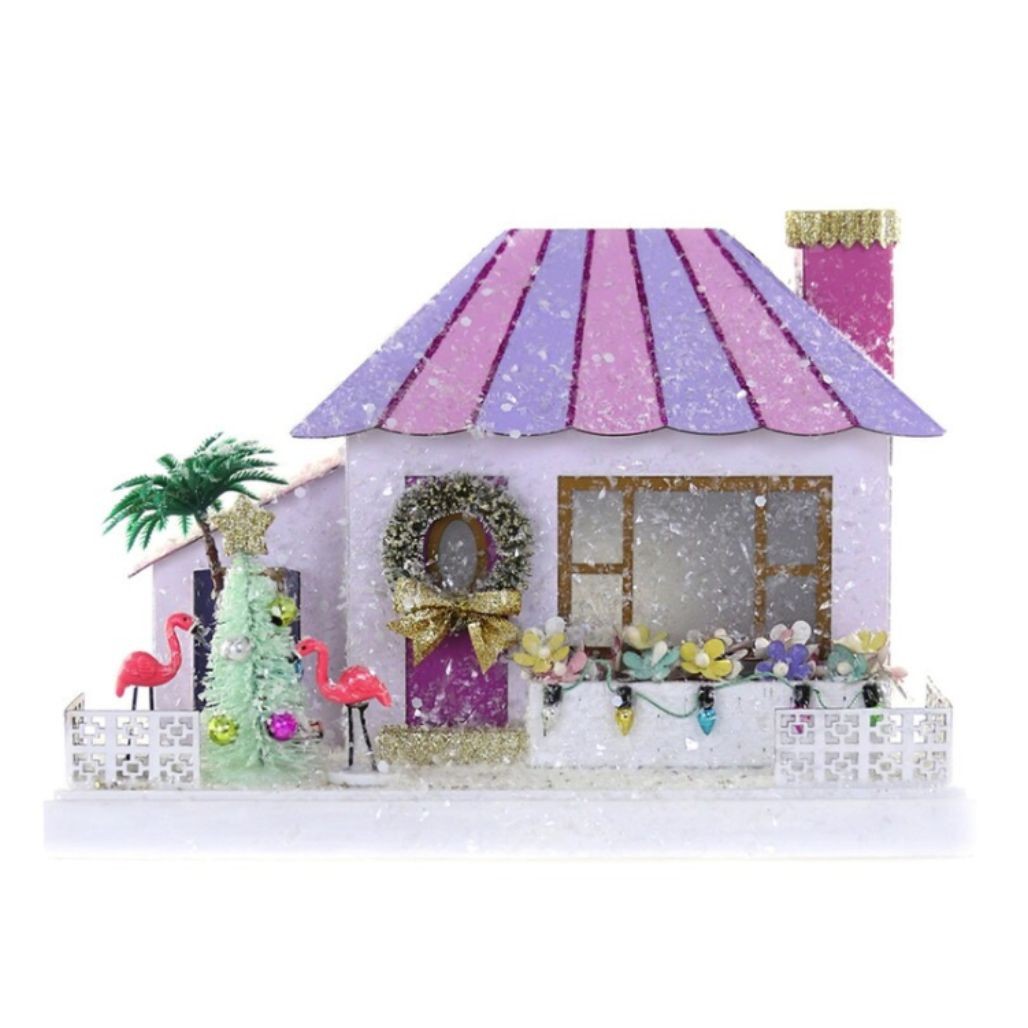 Cody Foster & Co Purple Palm Springs House Holiday Village Building