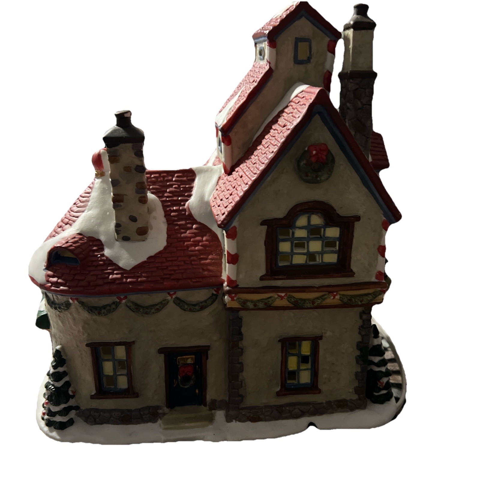 St Nicholas Square Christmas Village “Sprinkles Candy Factory Store”Lighted Mint