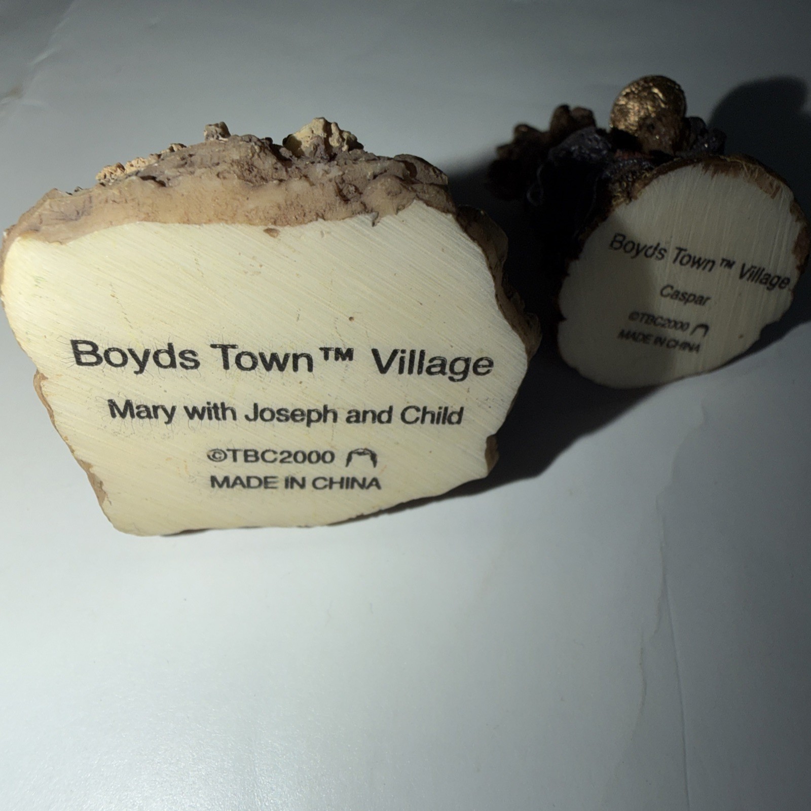 Miniature Boyds Town Village Mary Joseph And Child And Caspar
