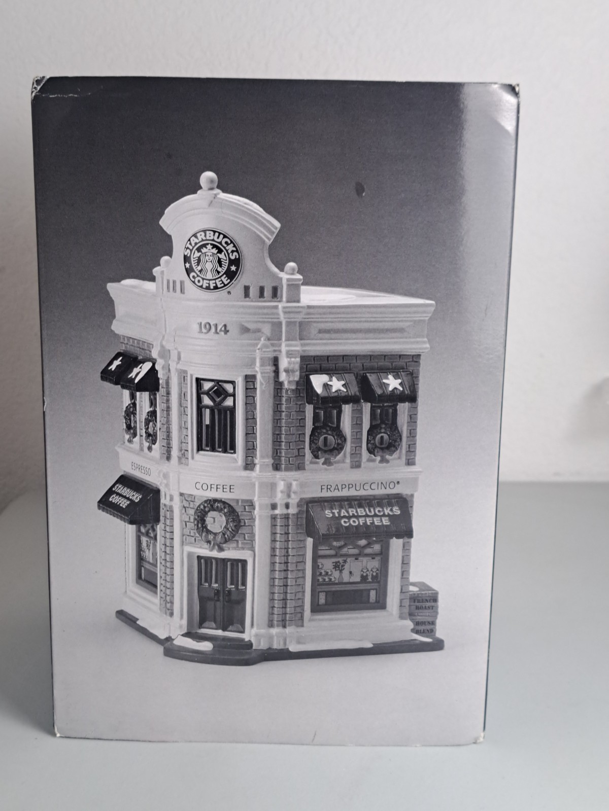 Dept. 56 RARE Snow Village STARBUCKS COFFEE SHOP BUILDING #54859 w/ Box