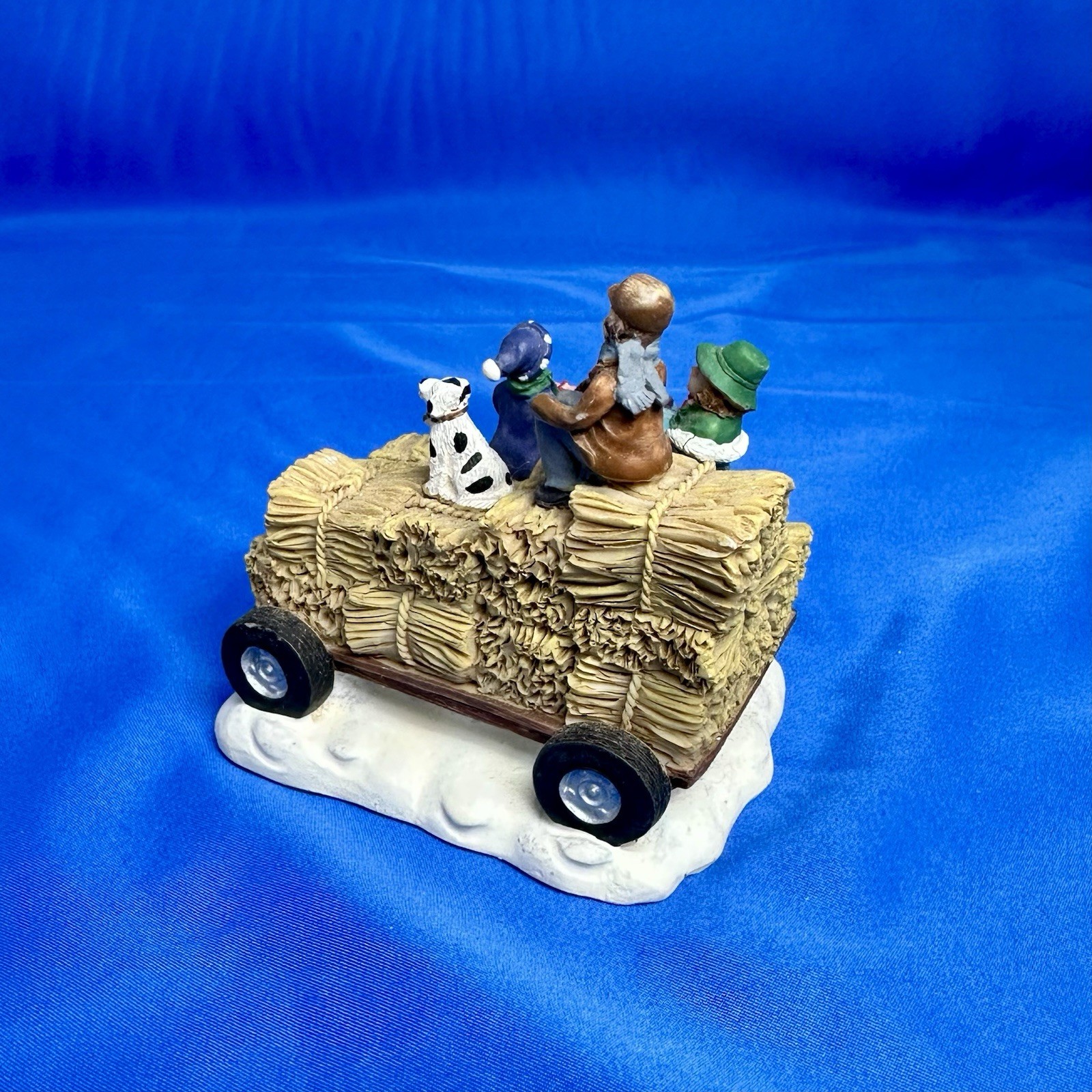 Holiday Inspirations House Accessory Hay Ride For Santa On A Tractor.