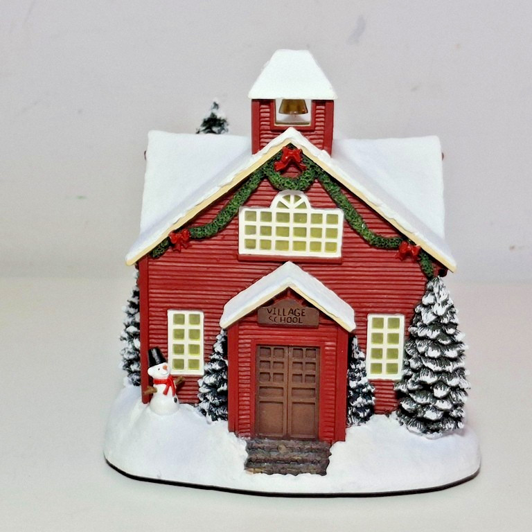Hawthorne Thomas Kinkade Christmas Village “Christmas Cottage “, 2002