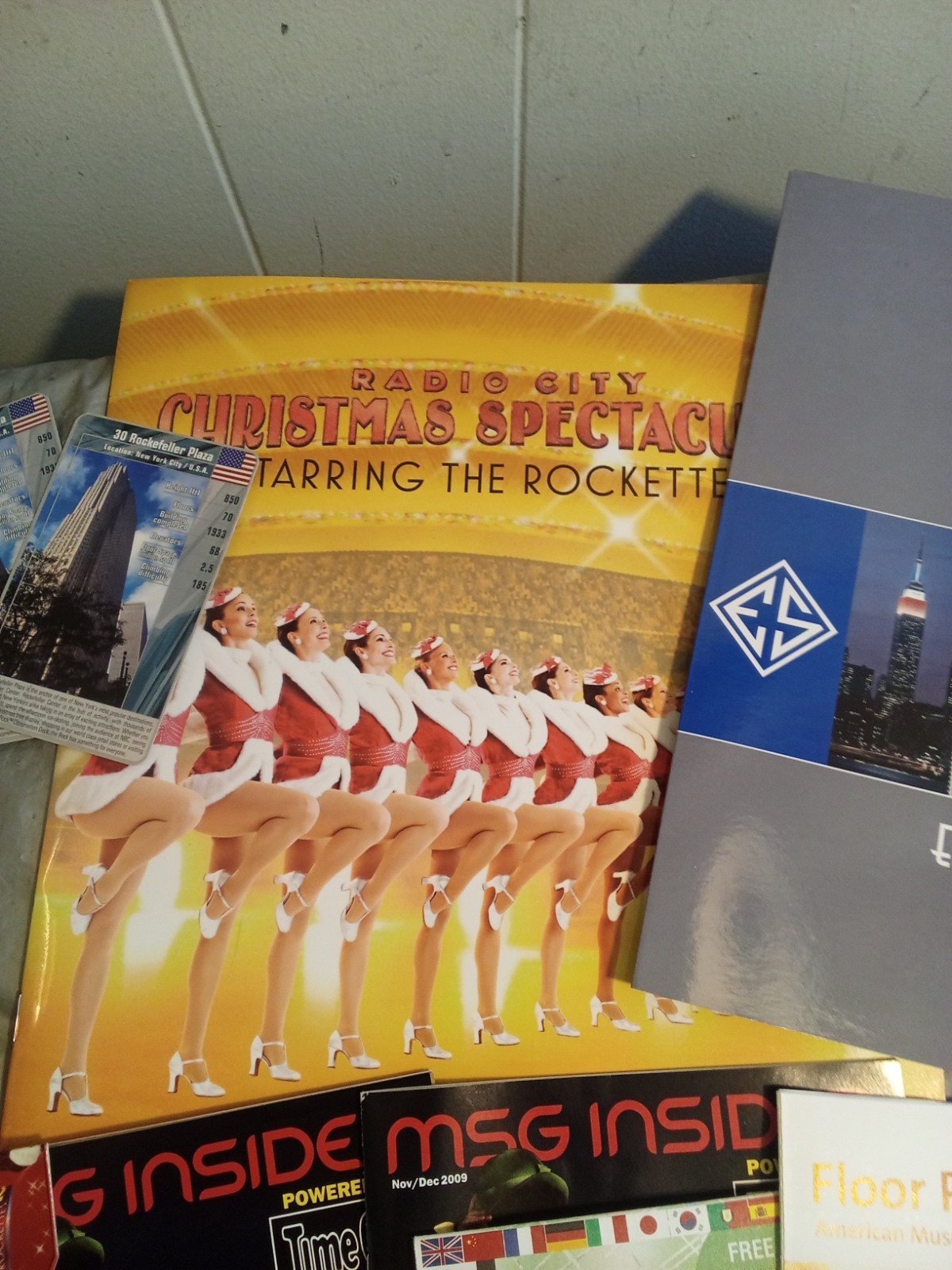 New York City Souvenirs Pamphlets Radio City Empire State Building Lot