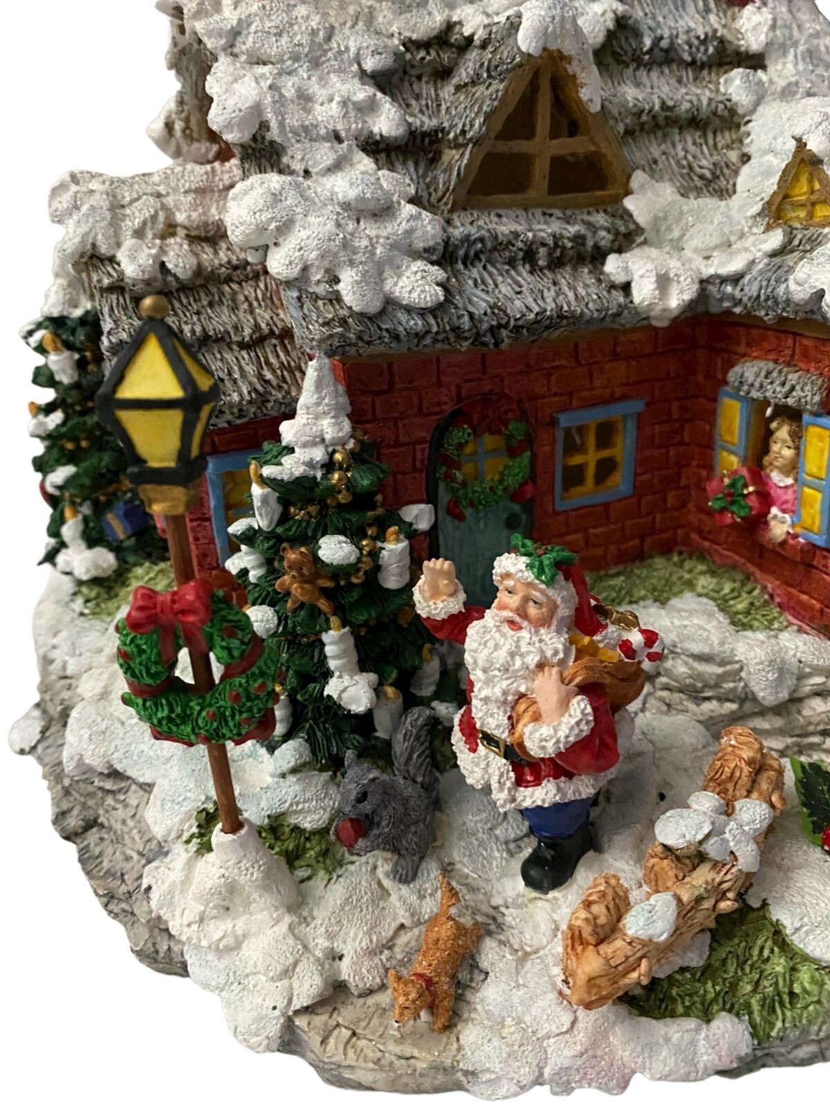 Santa North Pole House Lights 10″ x 9″ x 8″ Michaels Christmas
