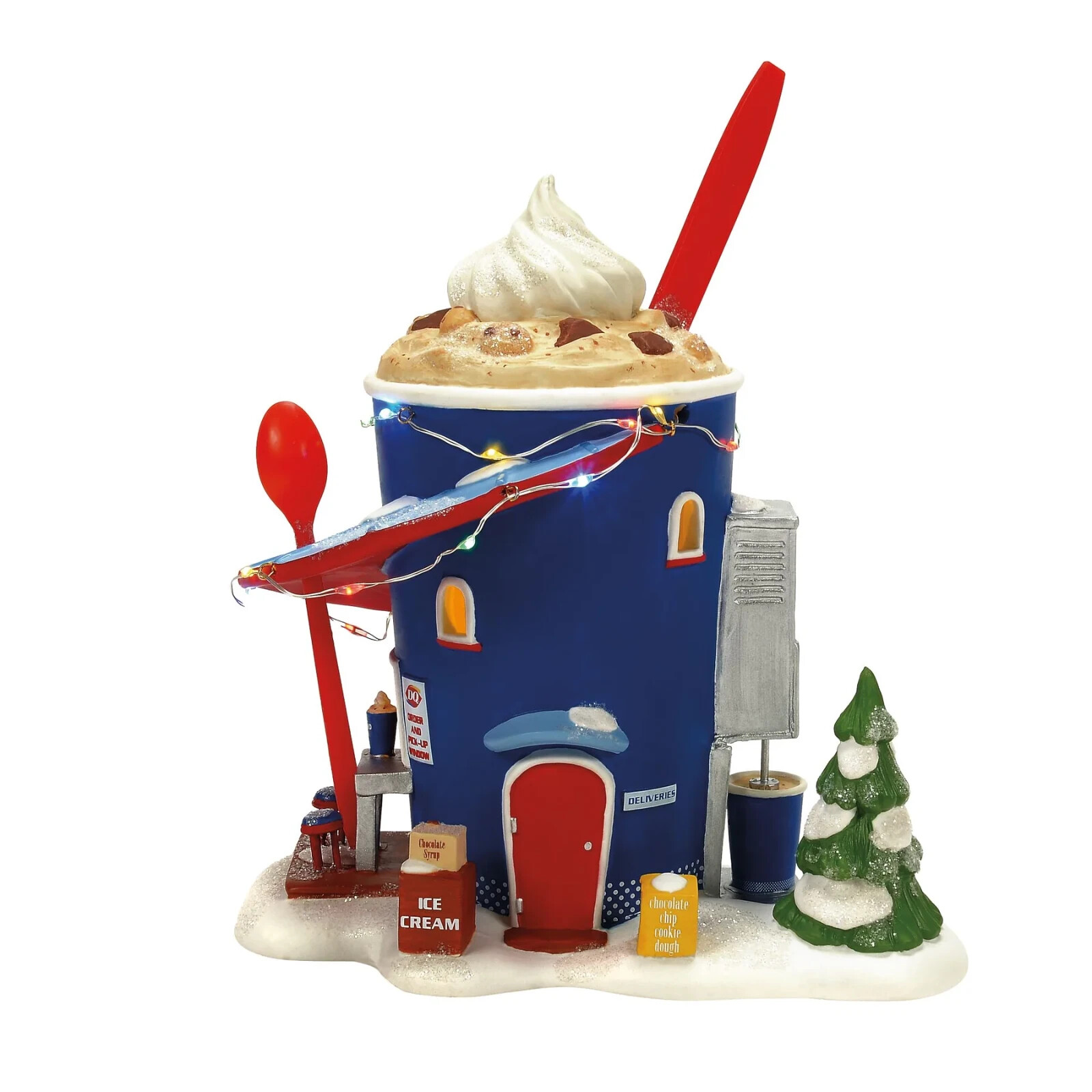 Dept 56 FORECASTING A BLIZZARD S/2 North Pole Village 6014532 BRAND NEW