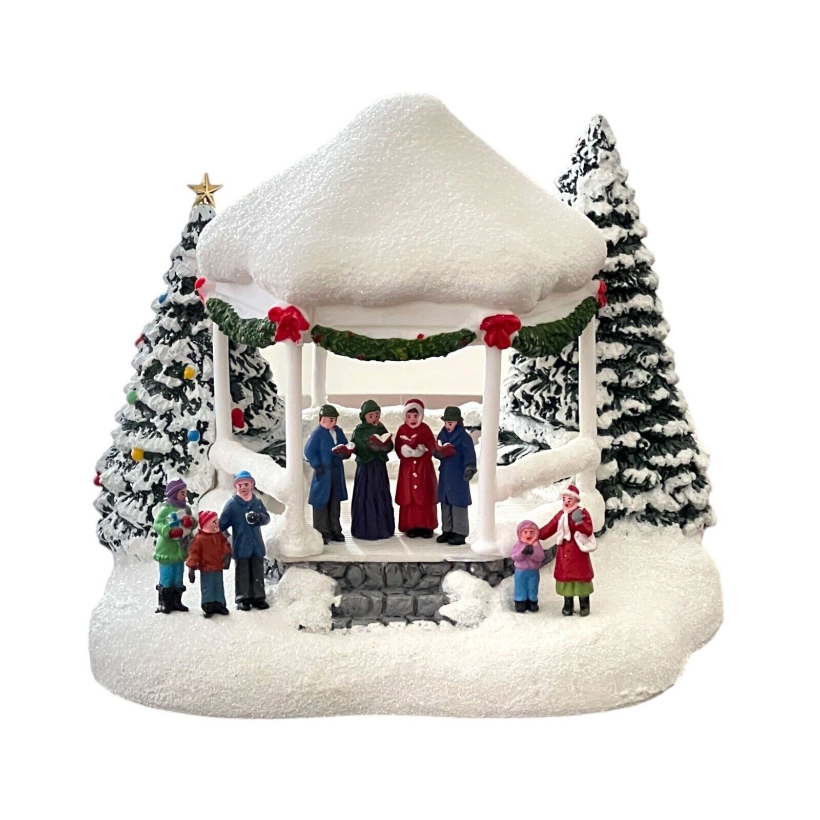 Thomas Kinkade Teleflora 2023 Sweet Sounds of Christmas Lighted Gazebo NOS