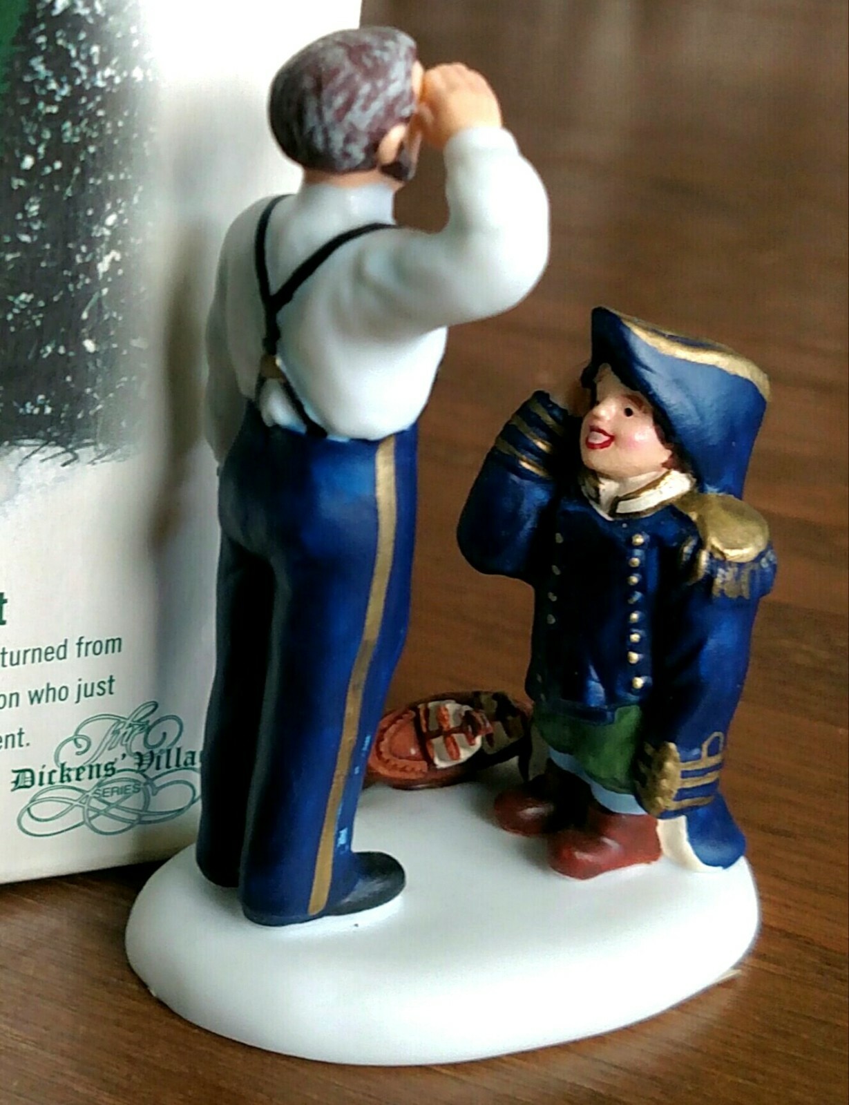 Future Admiral, Queens Port #58418 Department 56 Dickens Village-BUYER GUARANTEE