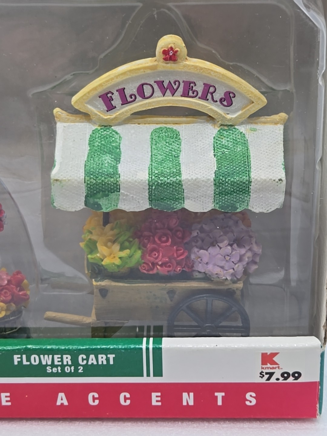 Lemax Table Accents Flower Seller & Cart 2008 New In Box #83694 Retired