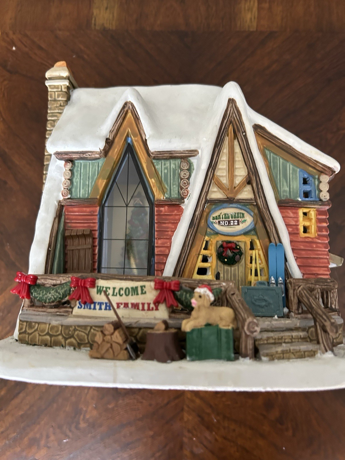 Lemax Mountain Holiday Reunion #15745 Christmas Village House Light Up New w Box