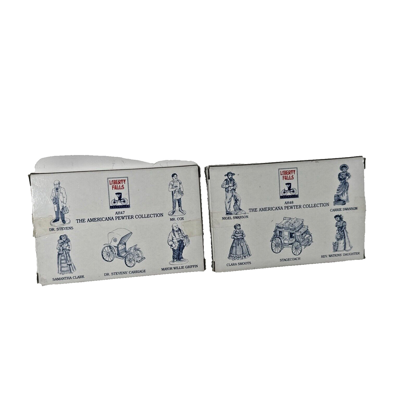 Liberty Falls Solid Pewter Americana Collection Lot Miniature Figurines