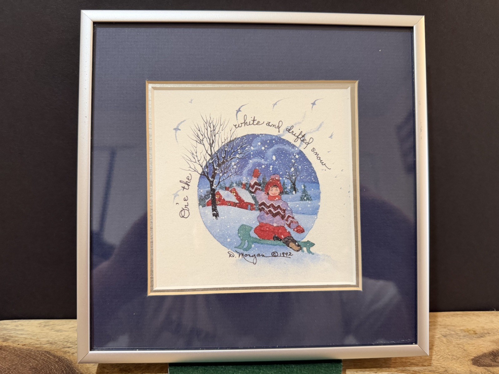 D W Morgan (4-Piece Set) “Over The River And Through The Woods” *Signed Proofs*
