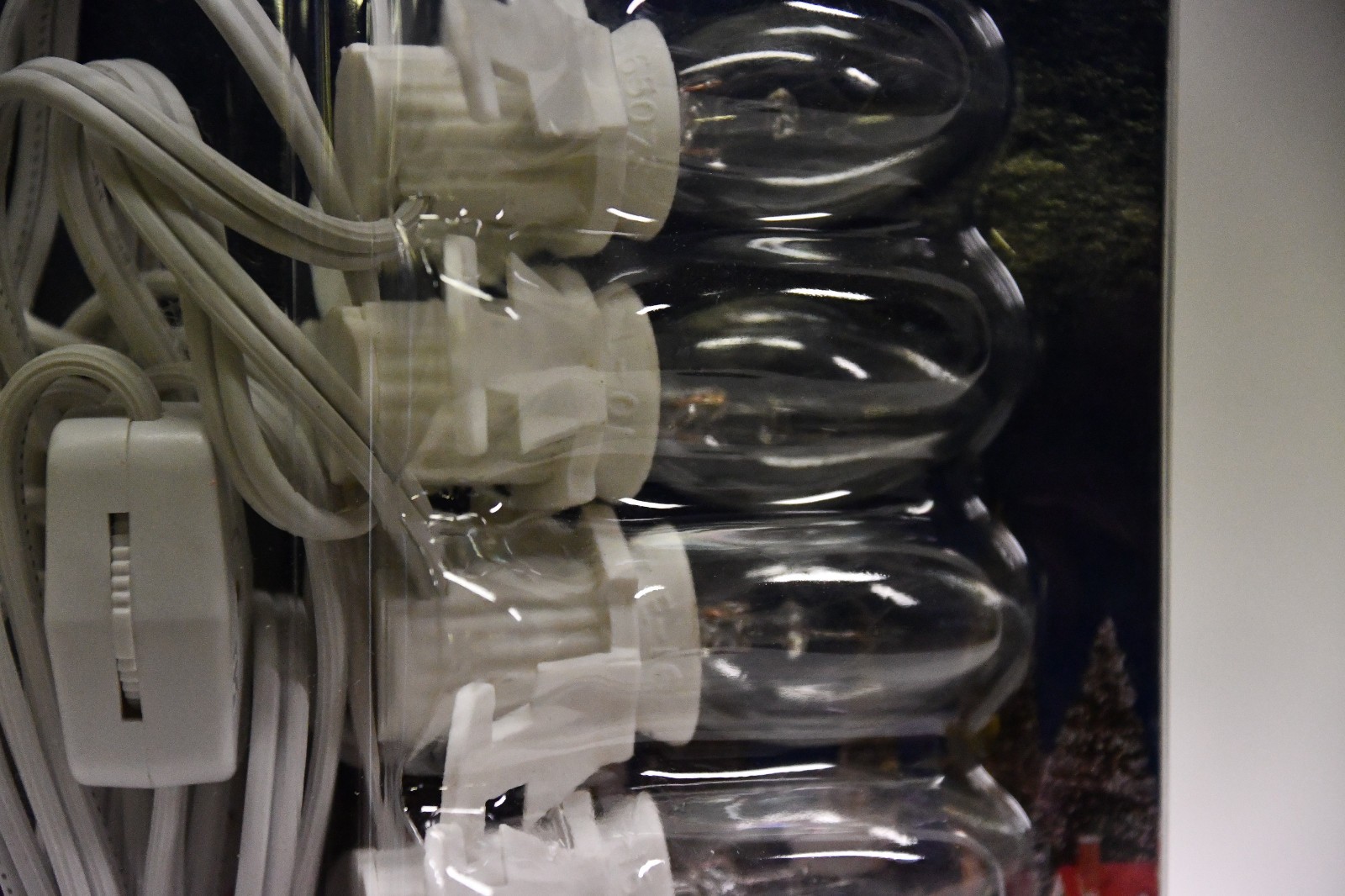 6 Socket Light Cord & Switch for Christmas Village Dept 56 Lemax NEW C7 6 Bulb