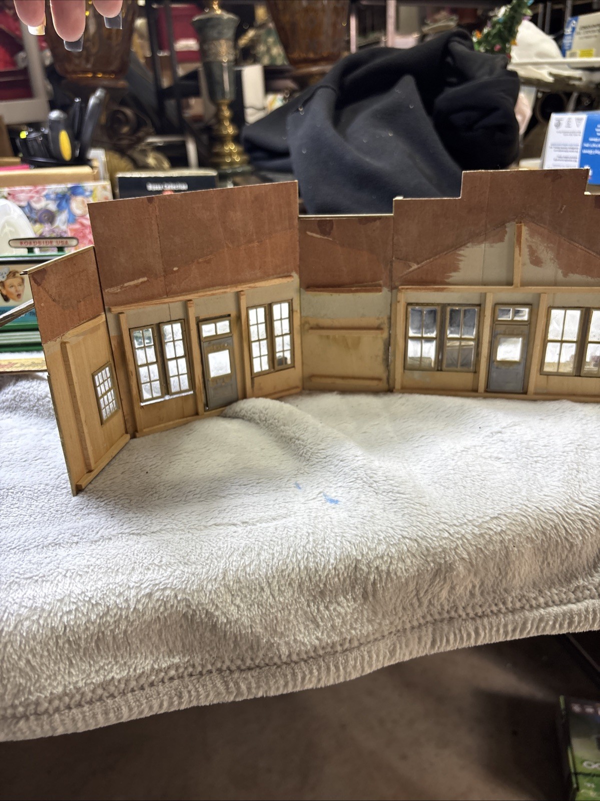 Vintage Town House Post Office And Shops For Little Villages