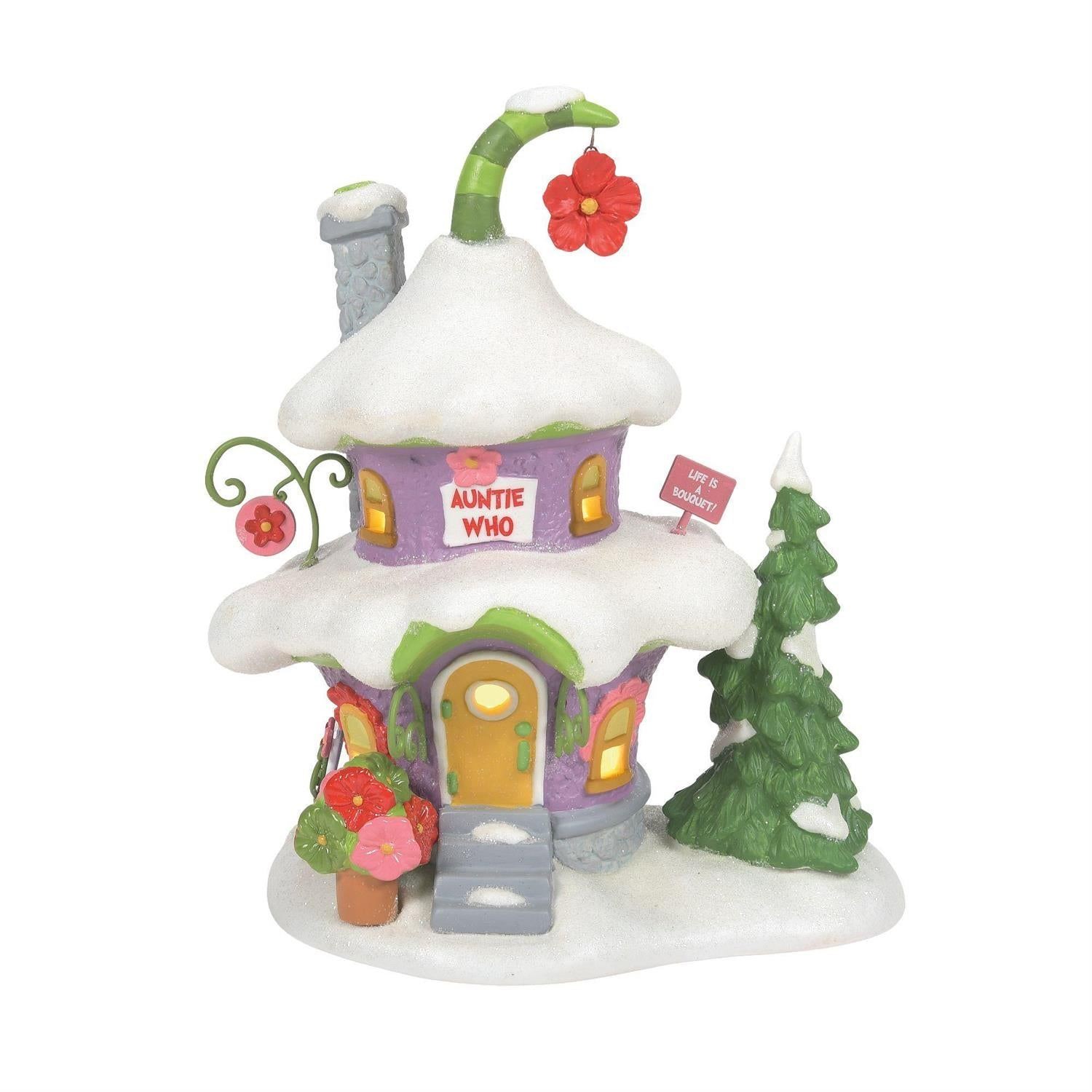 Department 56 Grinch Village Auntie Whos House 6013651