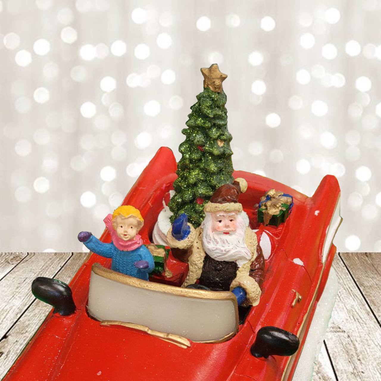 Wizardi Christmas Car Decoration. Christmas Village F07M3-9-FQ22025