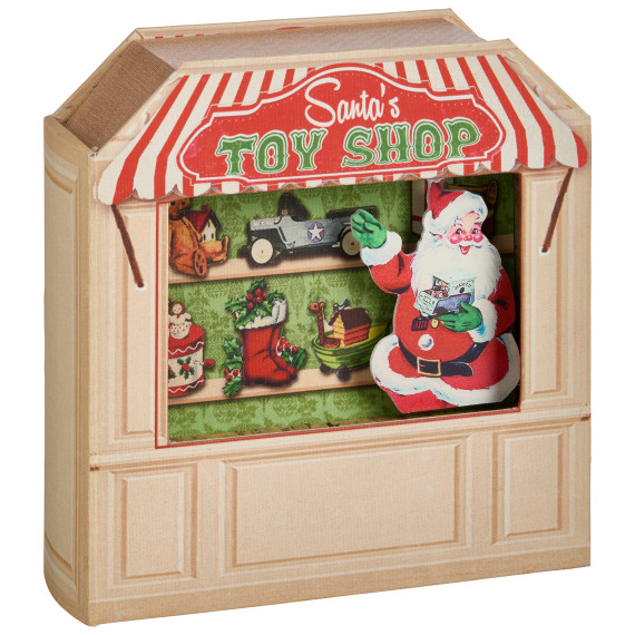 Mr. Christmas Illuminated Nostalgic Wooden Storefronts (Toy Shop)