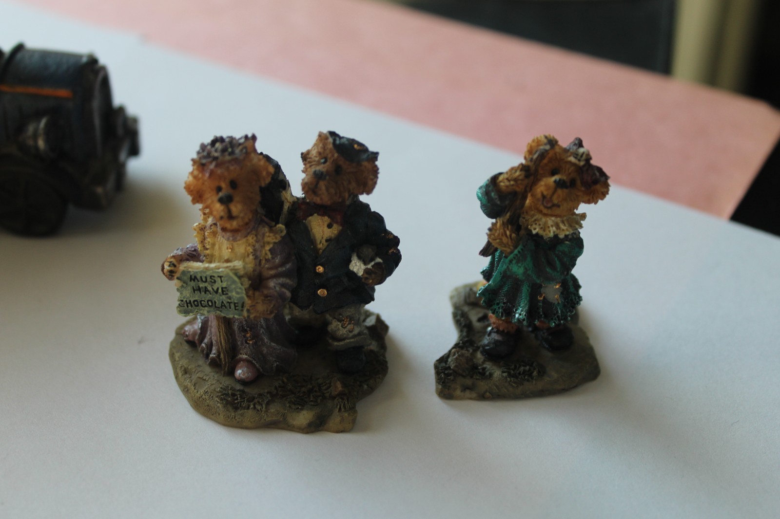 Boyds Bearly Built Villages Cocoas House Chocolate Village + Acc
