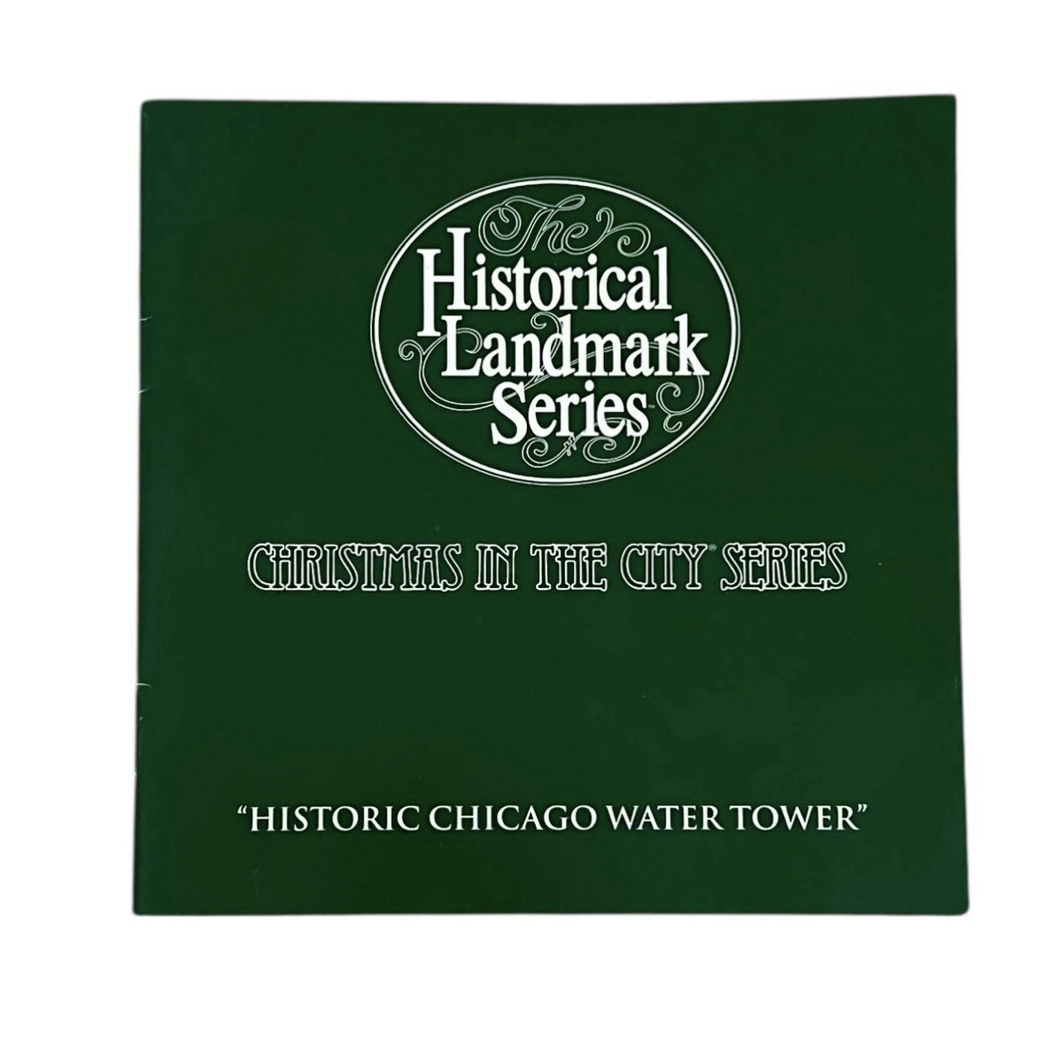 DEPT 56 Historic Chicago Water Tower 59209 Booklet Building History 2003