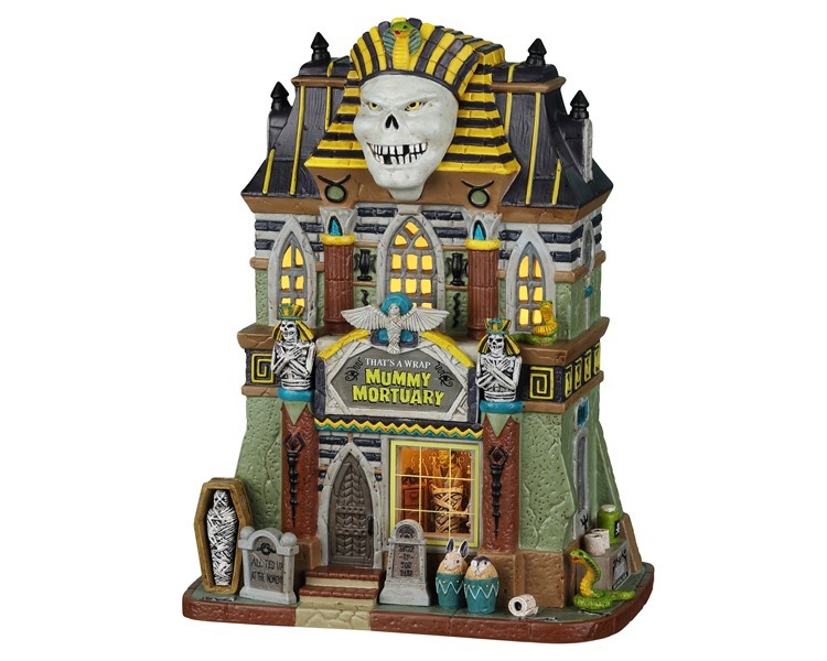 Lemax Spooky Town That’s a Wrap Mummy Mortuary #25850