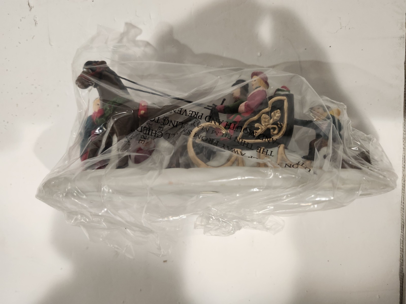 Victorian Village Collectibles “The Old Towne Horse Drawn Fire Engine” 1999
