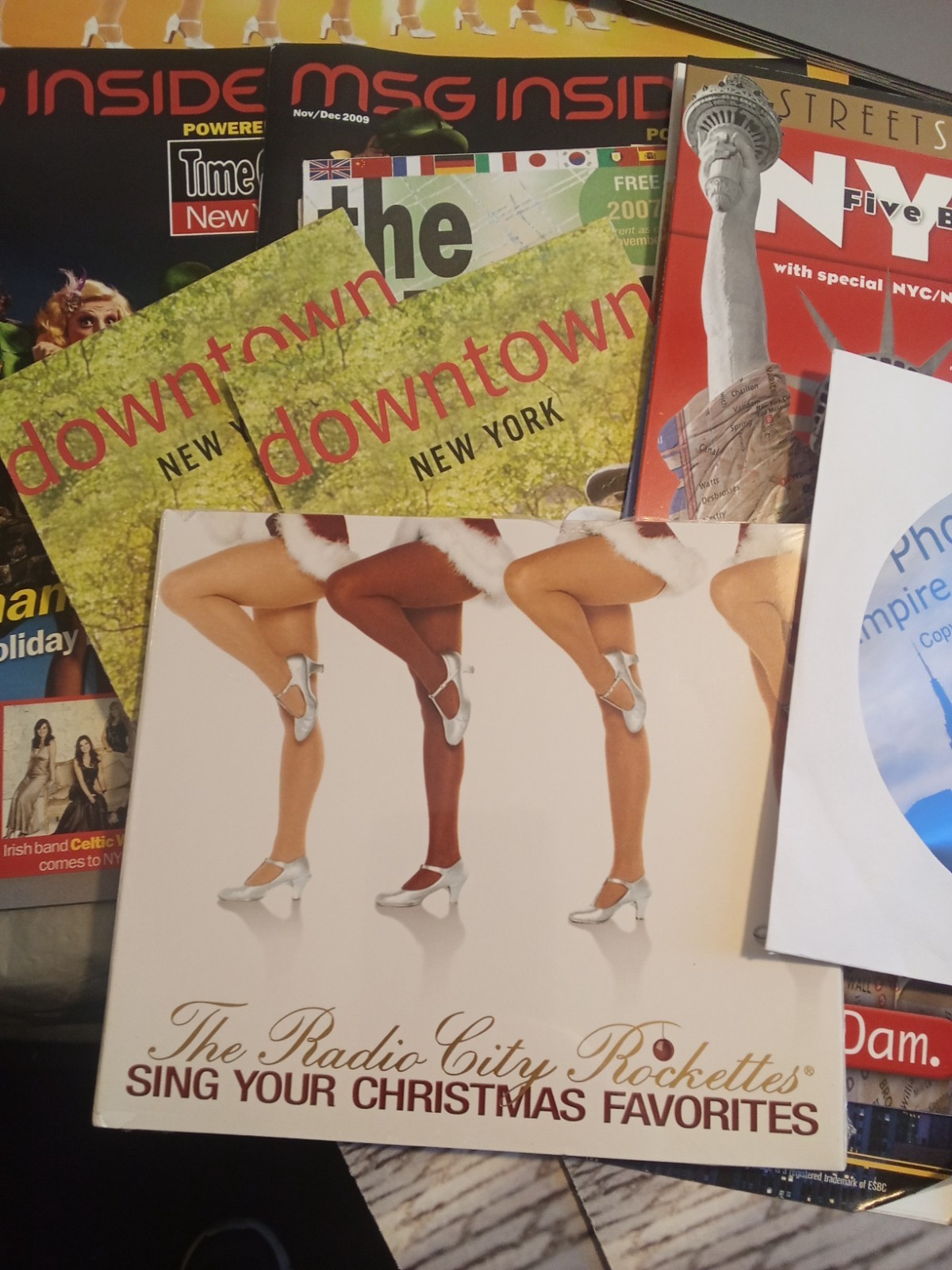 New York City Souvenirs Pamphlets Radio City Empire State Building Lot