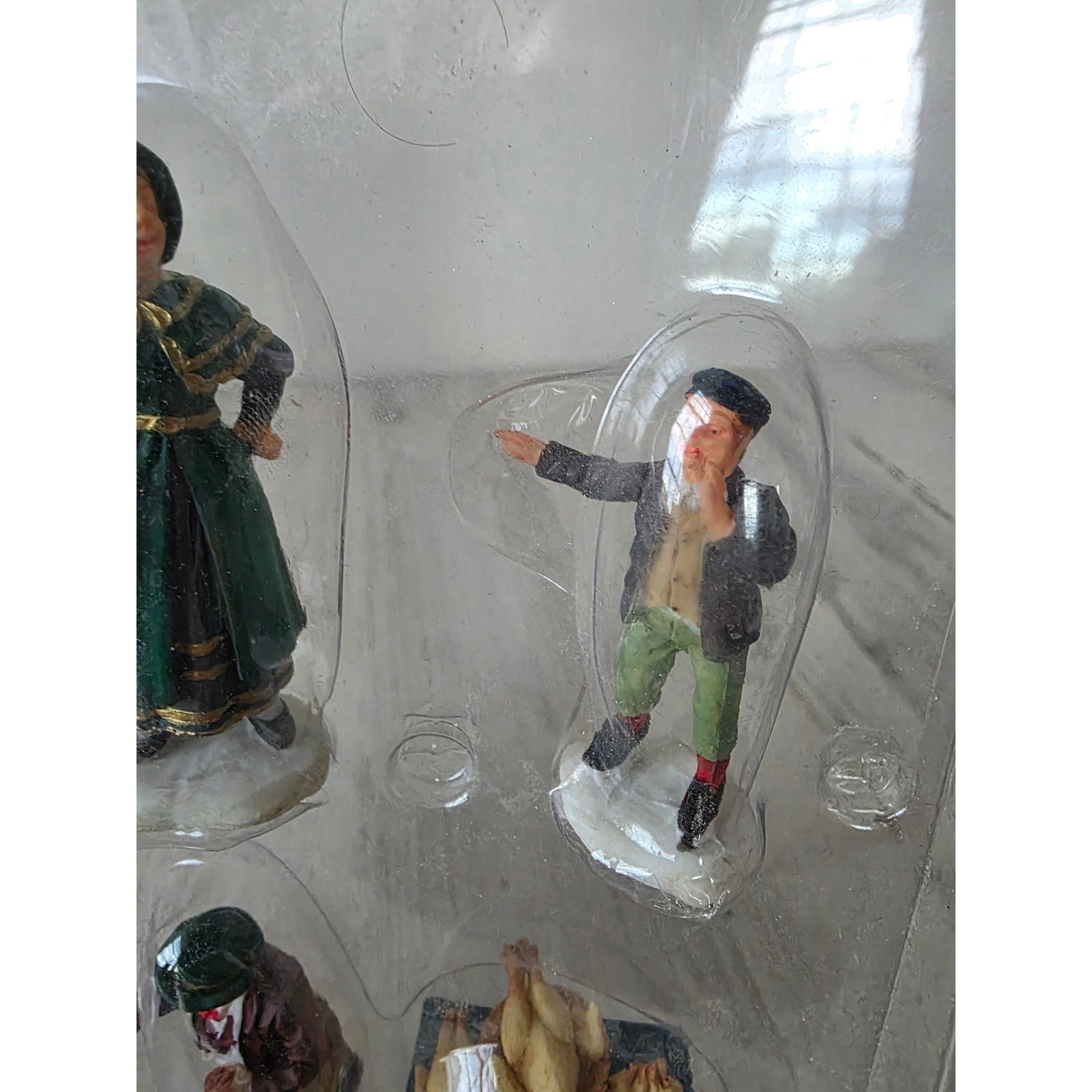 Lemax turkey seller people Victorian village Xmas 9815341 Thanksgiving people