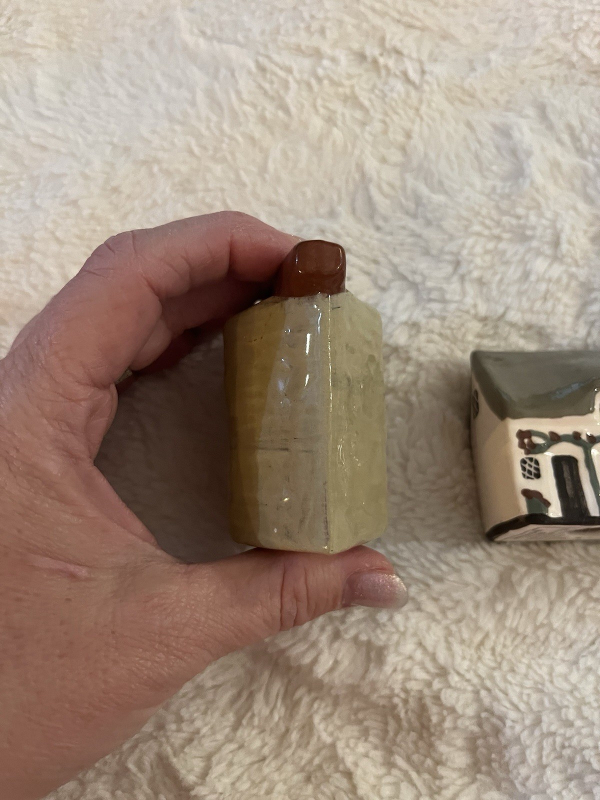 Mudlen End Studio Pottery Suffolk Stoneware Cottages Made in England Set Of 3