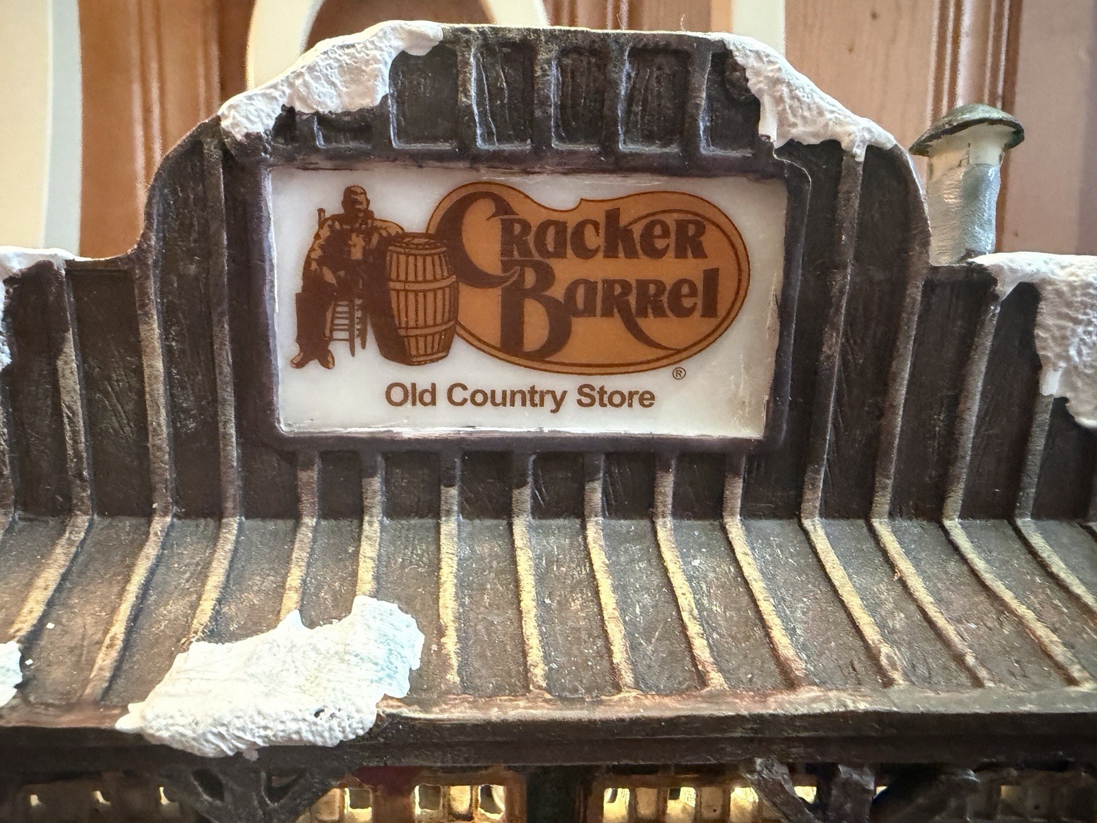 ****Cracker Barrel Christmas Village Light-Up Old Country Store W/ Cord 2005