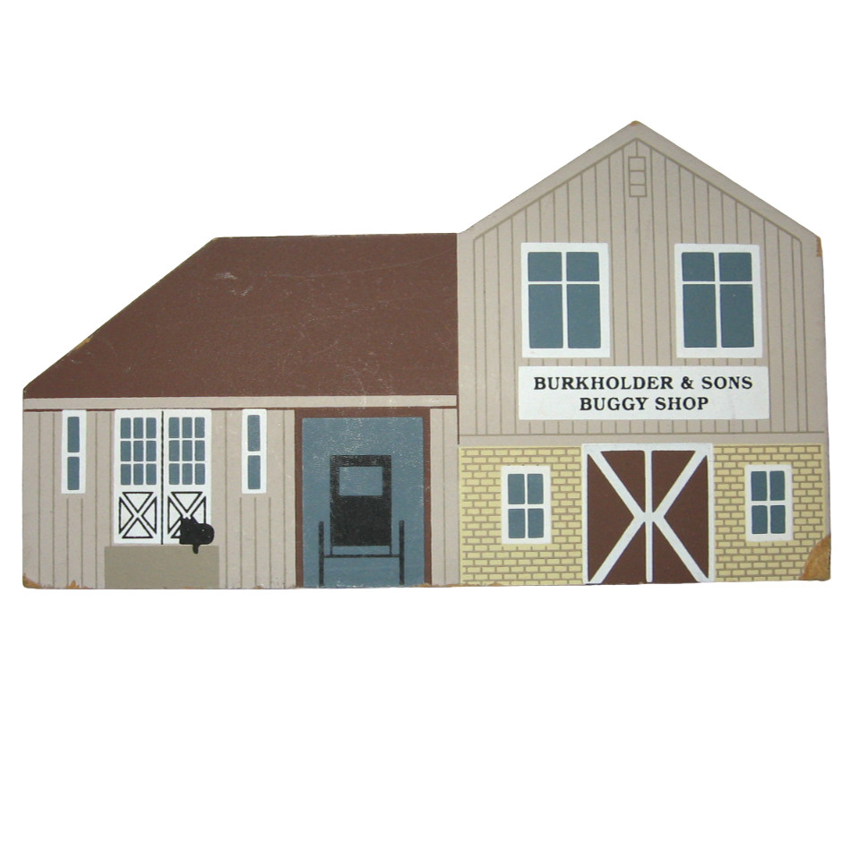 1994 Cat’s Meow Burkholder & Sons Buggy Shop Amish Craftsmen Series