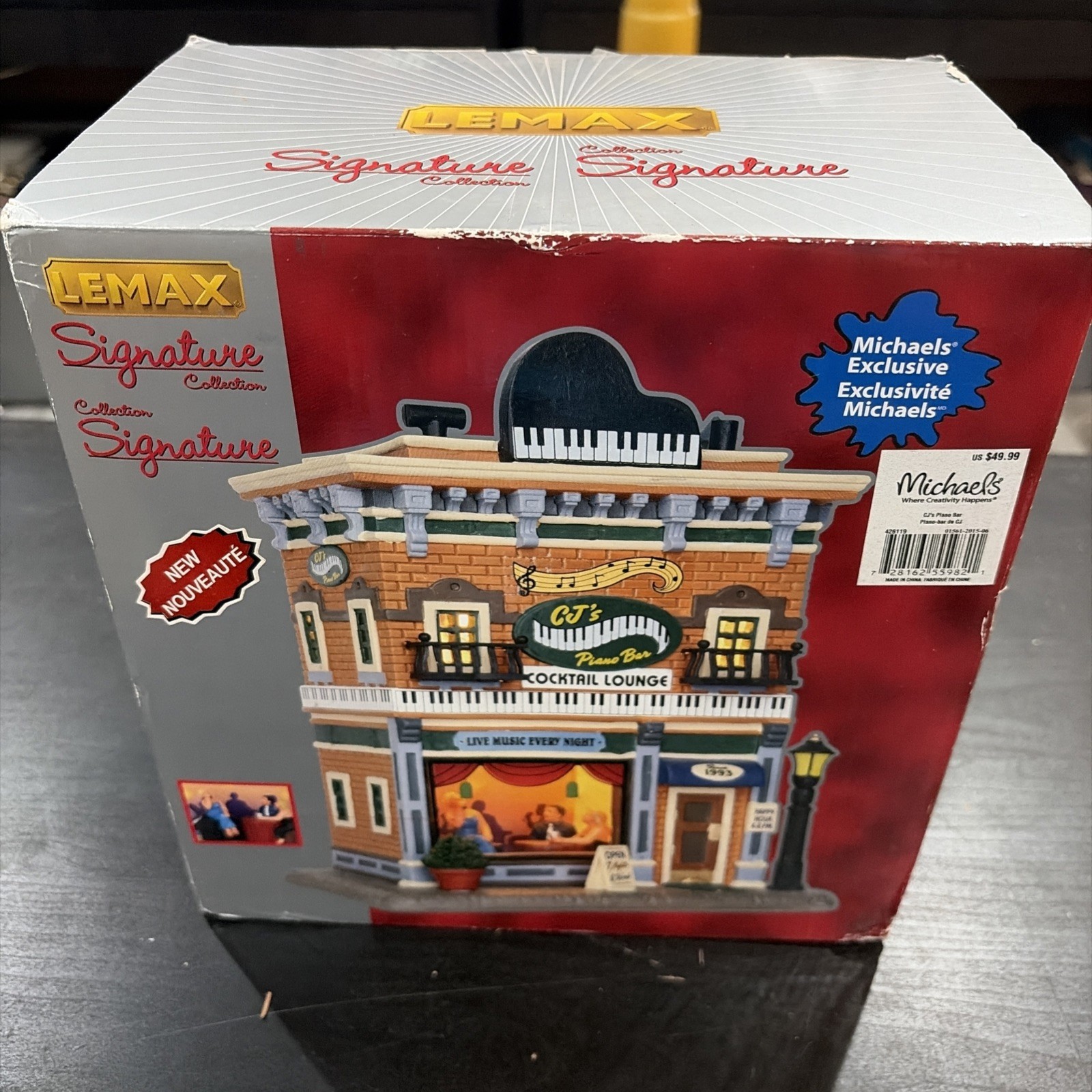 Lemax Village Collection “CJ’s Piano Bar & Cocktail Lounge”