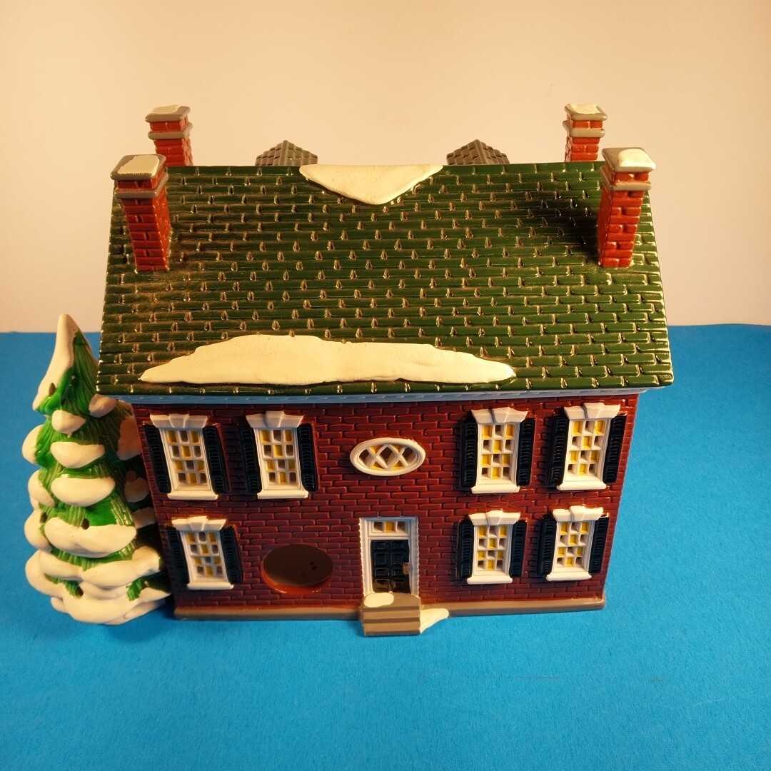 Department 56 Snow Village Hand Painted Federal House #5465-8