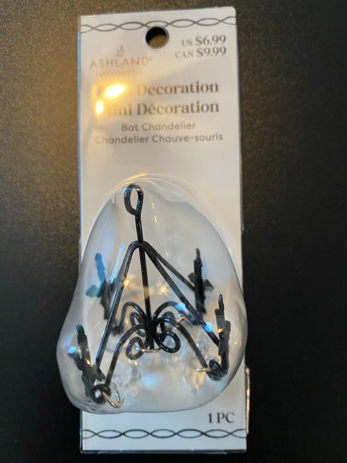 ASHLAND HALLOWEEN MINIATURES BAT CHANDELIER ~ NEW IN PKG 2025