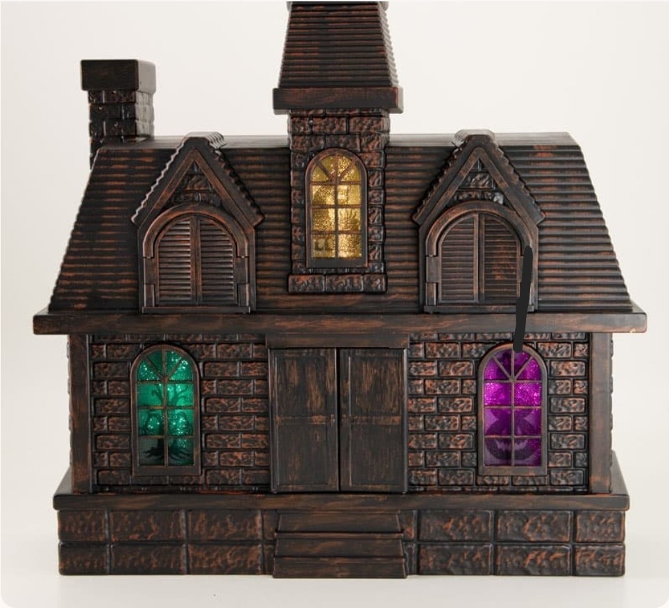 Animated Haunted House with Projection Lights & Sounds! Cracker Barrel Exclusive