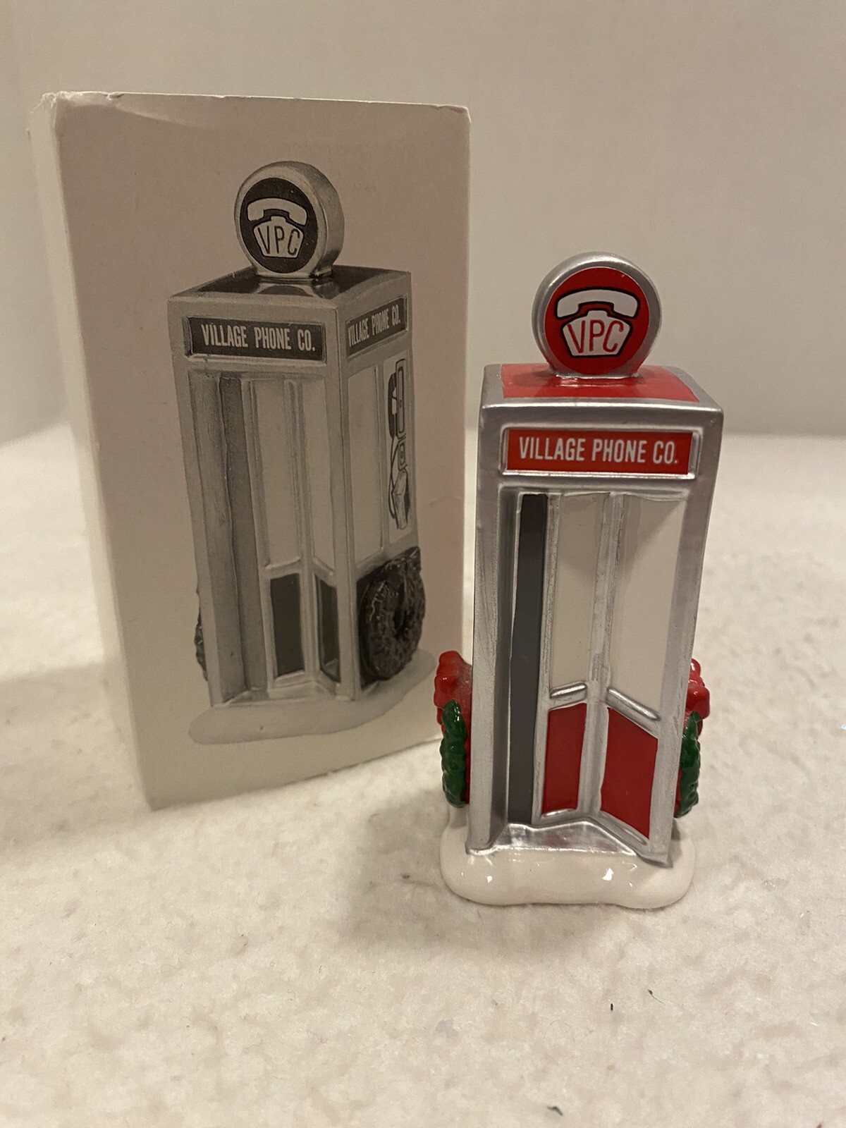 Department Dept 56 Snow Village Christmas 5429-1 Phone Booth Accessory MIB