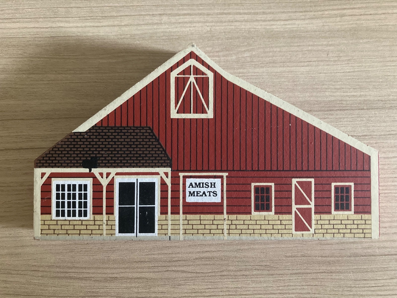 Vintage 1994 The Cat’s Meow – Amish Meats – Amish Craftsman Series Wooden